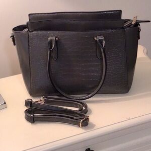 NEW: Olive/Gray Crossbody Shoulder Bag